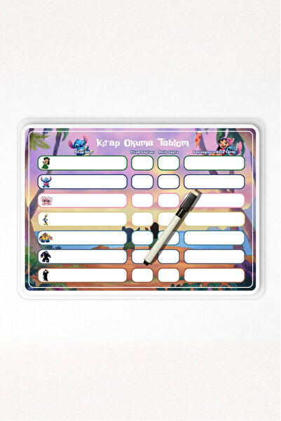 caps Планер за проследяване на четенето на книги за деца – Настолен тефтер с ...