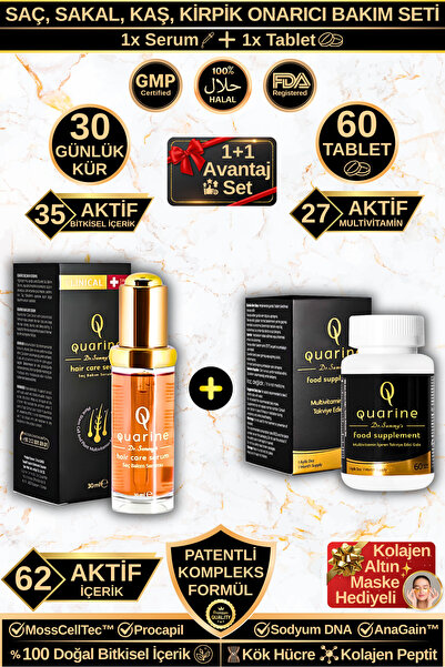 Dr.Sammy's مجموعة أدوات عشبية مضادة للتساقط لمدة شهر تحتوي على سيروم الكوارين...