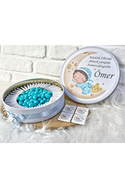 Sweet Story 150 Adet+200 Gr Drajeli Ayda Uyuyan Çocuk Temalı İsme Özel Hoşgel...