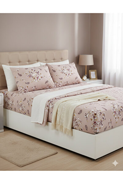 BC-CARWENTEX طقم ملاءات سرير قطنية مرنة من رانفورز، تصميم عرقي، متوفر بمقاسات...