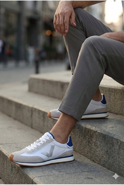 Lufian Gaban Men's Casual Sneaker Shoes 25K 112230276 m Cobalt Blue White