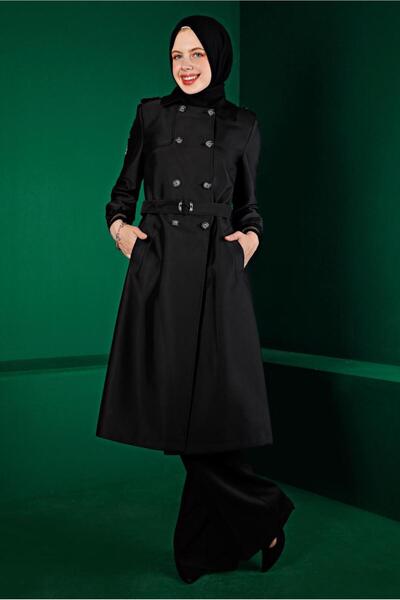 Alvina TRENCH COAT CU MANȘETE ELASTICE ȘI NASTURI 10467