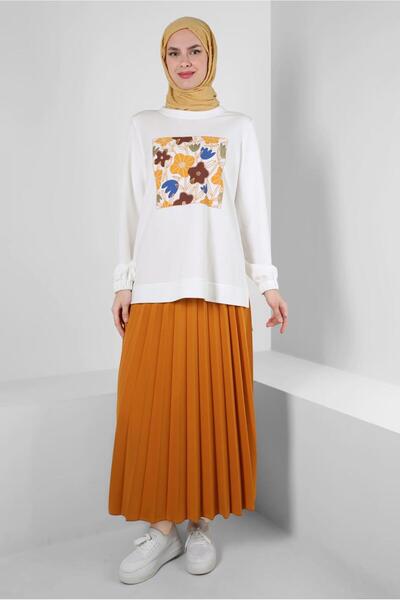 Alvina طقم بدلة رياضية موديل 43723 مع تنورة وطيات