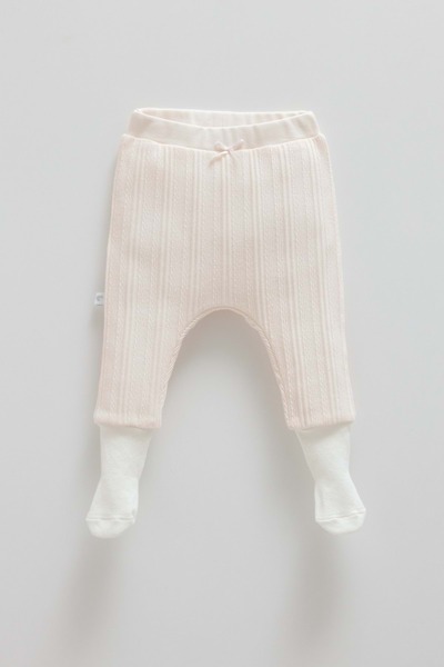 Caramell Beauty Girl Socked Baby Pants Pink