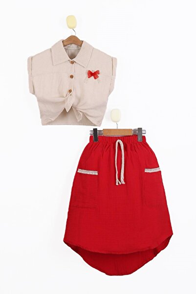 Minigimin Cicileri Miniğimin Cicileri Set de 2 bucăți pentru fete, cămașă din...