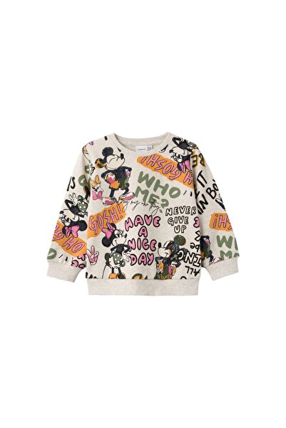 name ıt Name It Disney Beige βαμβακερό φούτερ για κορίτσια 13221136