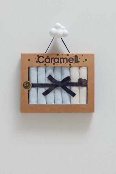 Caramell All Time Boy 7-Piece Boxed Baby Wipes Blue