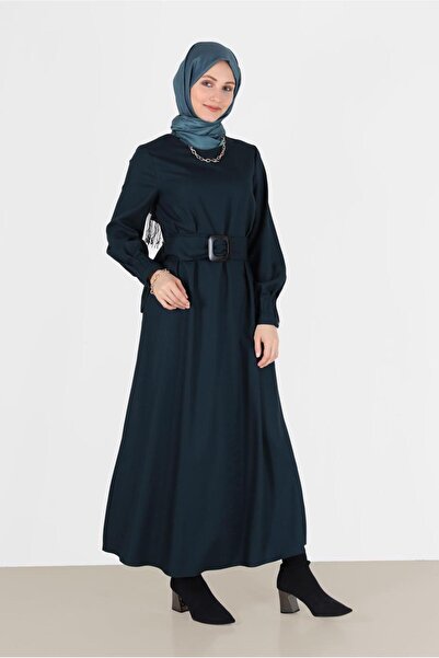 Alvina Belted Zippered Dress 40215