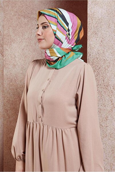 Alvina ALVINA وشاح منقوش هندسيًا 8440