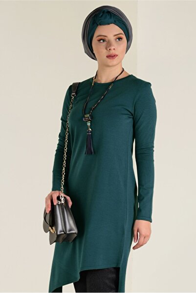 Alvina 4526 موديل تونيك تريكو غير متماثل