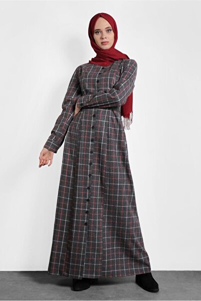 Alvina Karirano Haljina sa dugmićima 40370