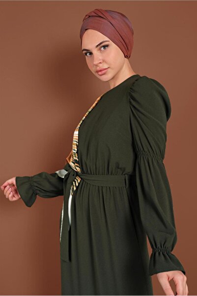 Alvina Haljina sa pojasom Sa volanima - 40339