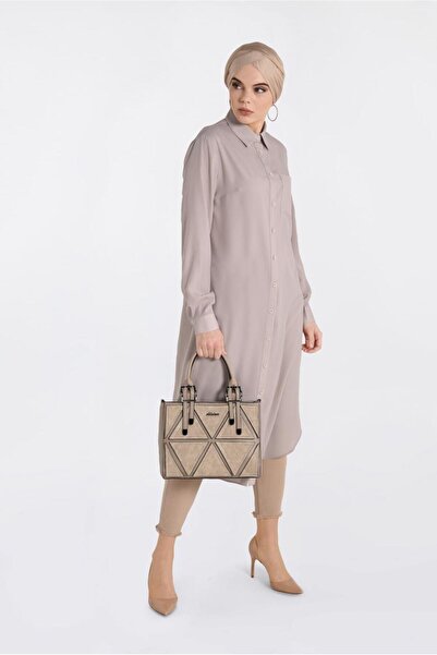 Alvina تونيك بأزرار وجيب 4397