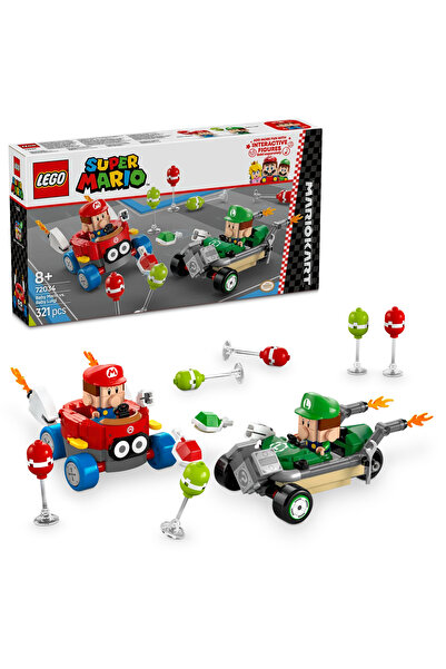 LEGO ® Super Mario™: Mario Kart™ – Baby Mario vs. Baby Luigi Toy 72034