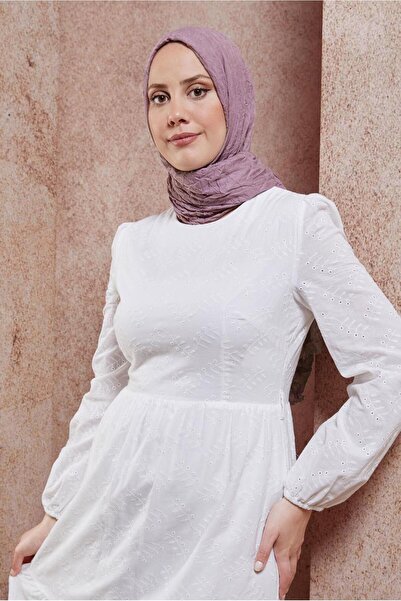 Alvina ALVINA 8423 Model Curly Shawl - Self