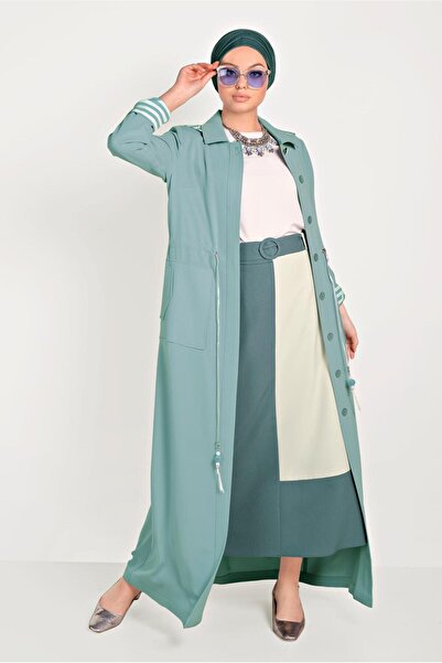 Alvina Пальто з капюшоном і поясом 10168