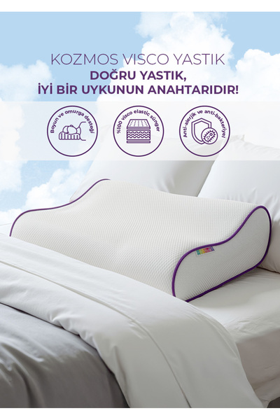Days In Colours Kozmos Ortopedik Visco Boyun Destekli Yastık