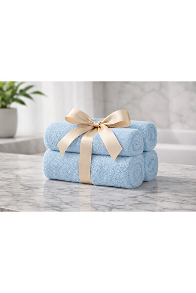 Nerds co Premium Terry Cotton Face Towel | Set of 4 | Ultra Soft & Highly Abs...