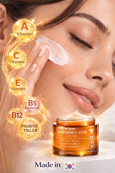 JEJUDO Radiance Vita Bio Cream 50 ml – Anti-Blemish Cream with Vitamin C, Niacinamide and Probiotics
