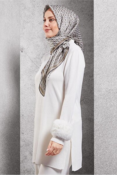 Alvina Alvina Patterned Silk Scarf 51342
