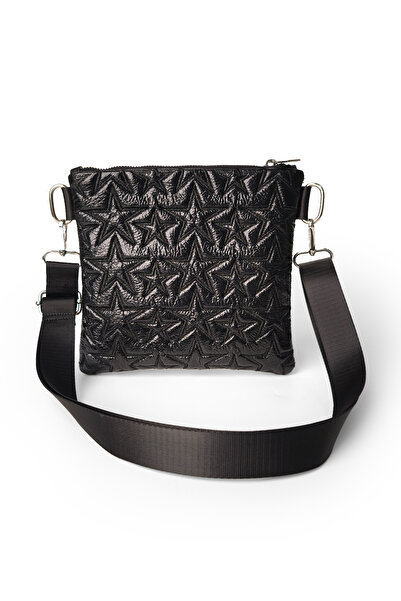Ecrou Star Pattern Crossbody Bag Black