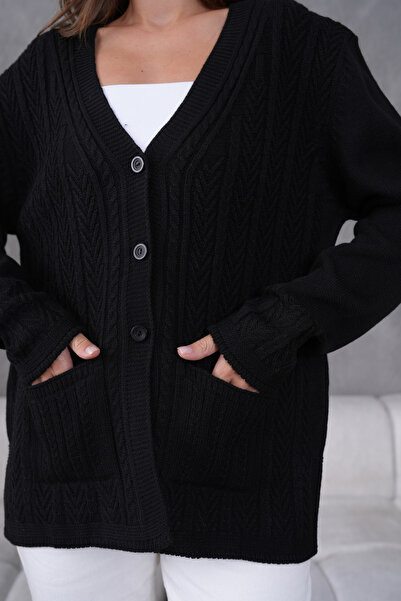 Lamierra Anne Yün İşlemeli Hırka