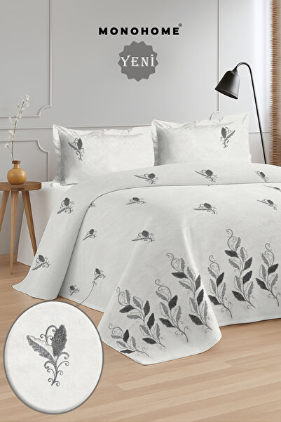 MonoHome VEZENI 100% pamuk Žakard Tkano Bračni Pike / Prekrivač za krevet Set...