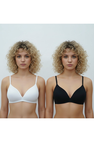 BONBON Women's Non-Wired Non-Padded 2-Pack My First Bra Bb2321