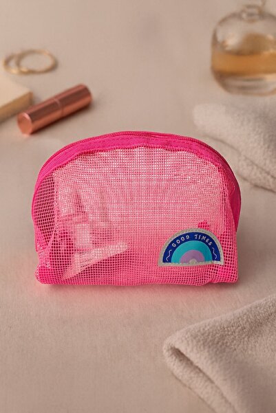 Ecrou Сумка для косметики Mesh, рожева