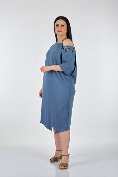 Vedi -bb Одноплечове oversize-плаття середньої довжини для щоденного носіння ...