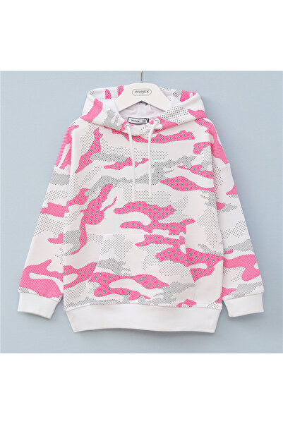 WANEX Kız Çocuk Uzun Kol İnce Kapüşonlu Sweatshirt