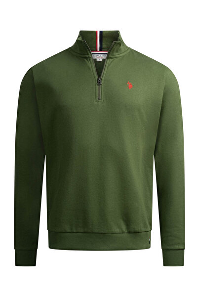 U.S. Polo Assn. Herren Pullover Half Zip P017
