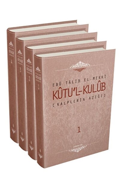 Genel Markalar Kalplerin Azığı 4 Cilt Kutul Kulub Ebu Talib El-mekki