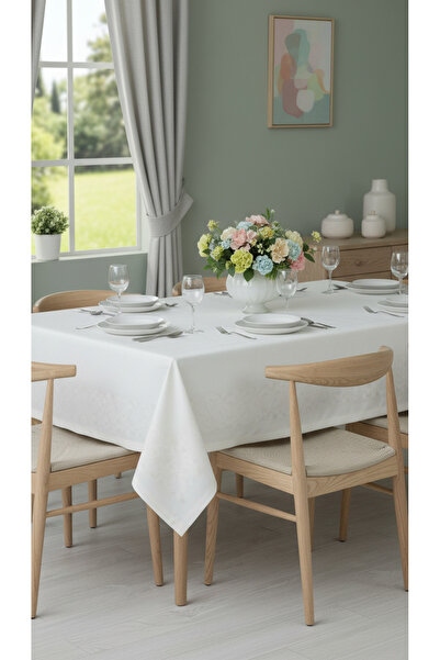 Tropikhome Jumbo Jakar Pano Desen Leke Tutmaz Jakarlı 150x250 Cm Lüks 8 Kişil...