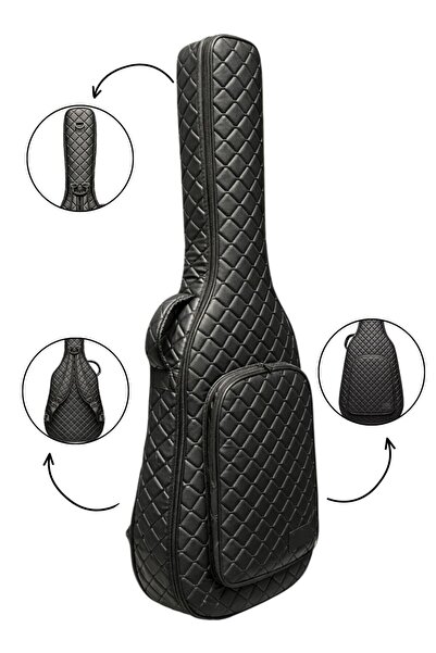 Erga Müzik HUSĂ-CHECĂ PENTRU CHITARĂ CLASICĂ-PUȚINĂ-THICK-CHIENĂ NEAGRĂ-CU MA...