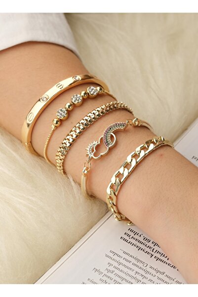 Jack Ferrero Kadın Kombin Bileklik Seti