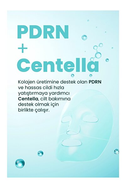 Dermal Pdrn Hydrojel Eriyen Maske Nemlendirici Eriyen Kore Maskesi Onarıcı Şeffaf Jel Maske 34 gr 2 Adet