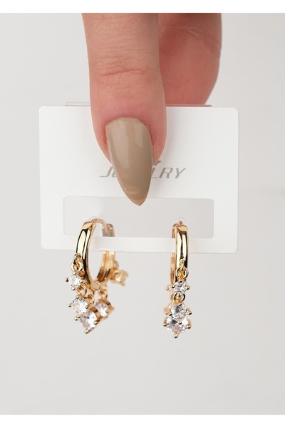 Jack Ferrero ÇELİK exclusive RENK ATMAZ GARANTLİ FATURALI KÜPE