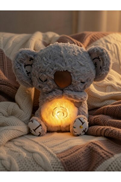 BESTTOYS Uyku arkadaşı sesli ve ışıklı peluş oyuncak (pilli)