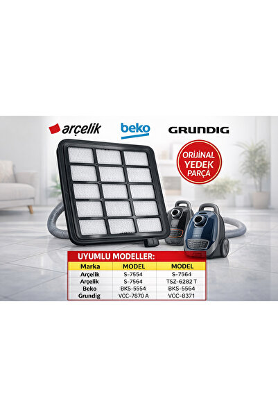 Arçelik Vacuum Cleaner Air Inlet Filter Group-s-7554-7564-bks-5564-5554-vcc-7...