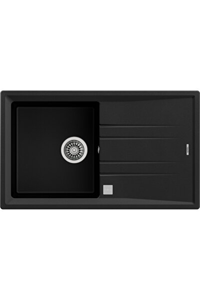 Teka Granit Eviye Metalik Siyah Stone 50 B-TG