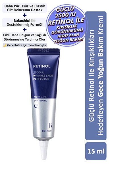TONYMOLY Boncept Retinol 2500 IU Kırışıklık Karşıtı Bakım Kremi 15 ml