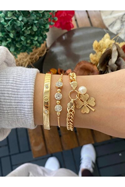 Jack Ferrero Kadın Orijinal 3 Lü Bileklik Seti Faturalı Renk Atmaz Garantili ...