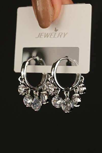 Jack Ferrero Çelik Renk Atmaz Garantli Faturalı Küpe