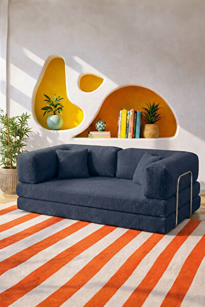 Homedius Louis Katlanır Yatak Olabilen Çok Amaçlı Çift Kişilik Koltuk