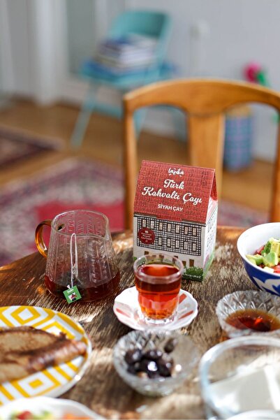 LAZİKA Turkish Breakfast Tea 15-Pack Pla Pyramid Sachet (45 g) - First Harvest May Tea, Double Filtered, Dust-Free