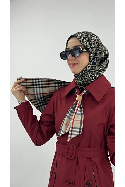 Tebrikler tekstil Women's New Season Tie-Trench Coat G4480