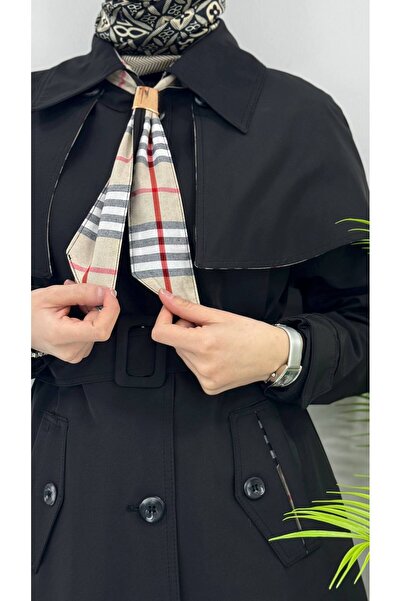 Tebrikler tekstil Women's New Season Tie-Trench Coat G4480