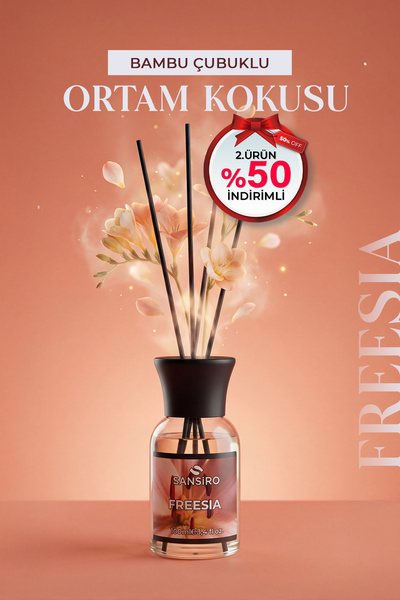 Sansiro Freesia 100ml Bambu Çubuklu Ortam Kokusu
