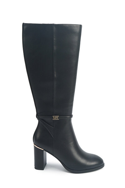 Nine West ORTENS 5PR Siyah Kadın Topuklu Çizme